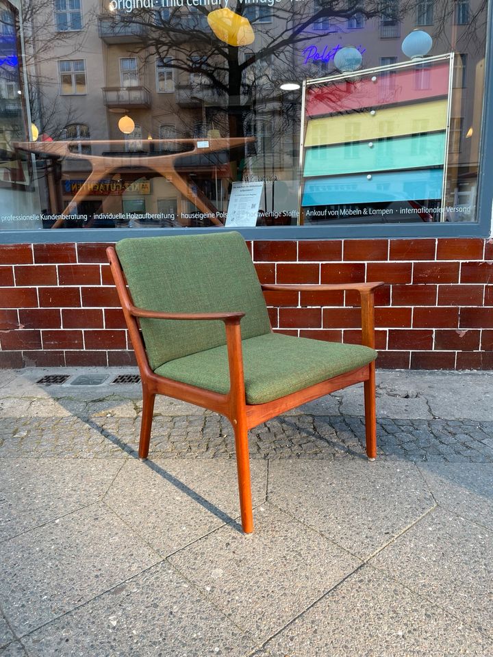 ◤ Ole Wanscher Lounge Chair pj 112 Dänisch Design Danish Teakholz Teak Vintage Stuhl 50er 60er 70er Cado France son mid Century Retro Holz massiv in Berlin