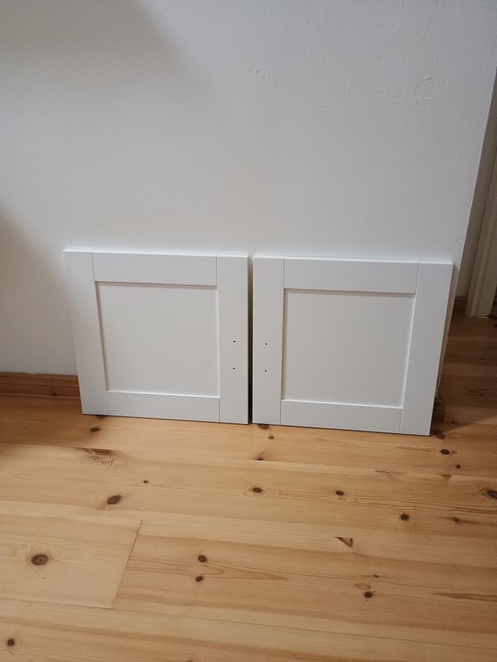 IKEA SANNIDAL Tür mit Scharnier, weiß,  40x40 cm, 2 Stück in Neuruppin
