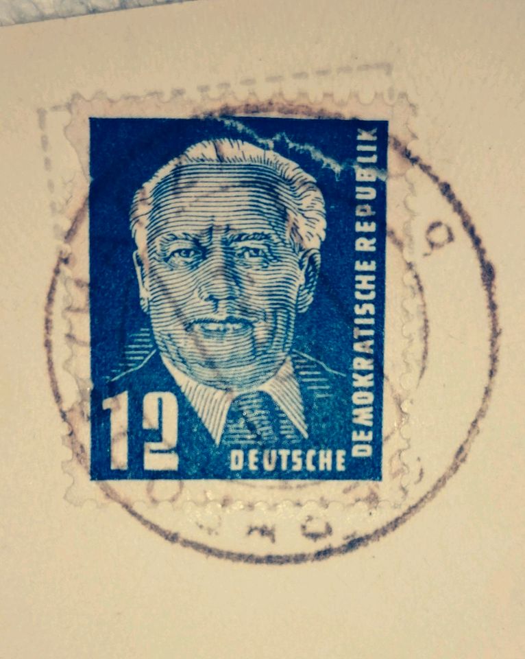 (70)12 PF-DDR-BM-Briefmarke a.alte Foto-Postkarte(Wernigerode/H) in Dortmund