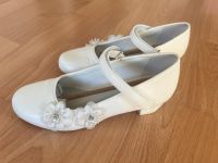 Schuhe Ballerina weiß Mädchen Kommunion Blumenmädchen, Gr. 33 Kr. München - Haar Vorschau