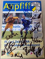 Carl Zeiss Jena Das Stadionheft Anpfiff 2003 diverse Autogramme Thüringen - Jena Vorschau