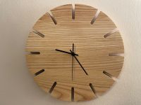 Wanduhr Holz Esche handgefertigt Bayern - Litzendorf Vorschau