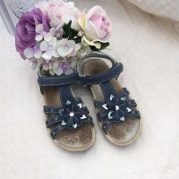 ❤ Bama ❤ sehr bequeme Sandalen Blumen Leder Strass luftdurchlässi Hessen - Solms Vorschau