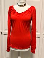 Süßes V-Shirt mit Raffung in Größe S - H&M langarm Shirt Hessen - Münzenberg Vorschau