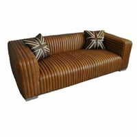 Clubsofa Lamberton hell 2,5-Sitzer Vintage Leder Schleswig-Holstein - Heiligenstedten Vorschau