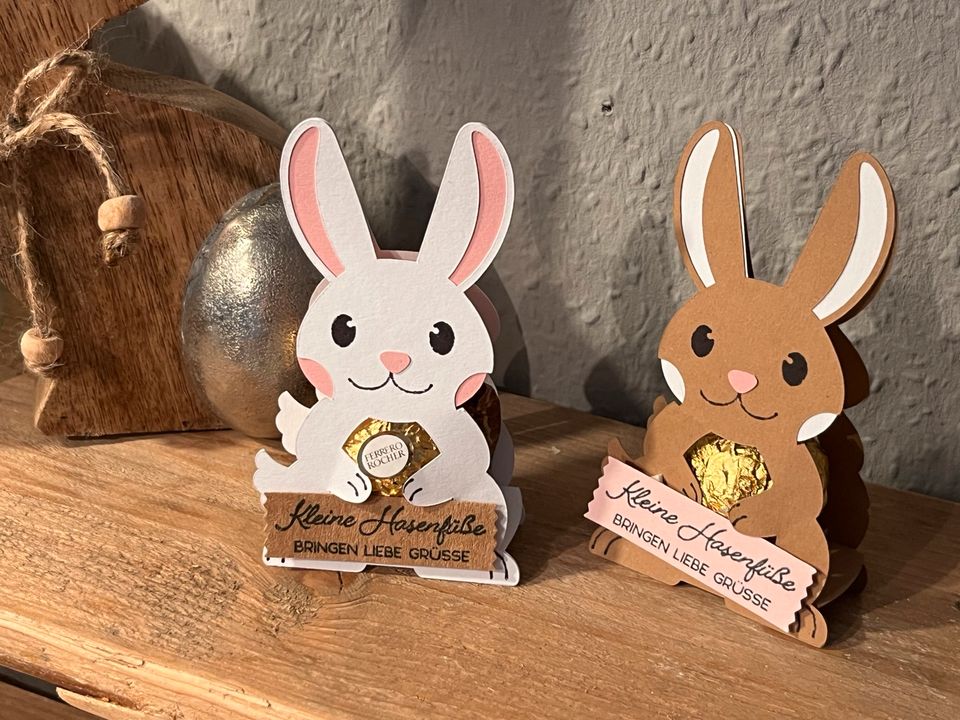 Osterhase „Rocher - liebe Grüße „ bunny Gastgeschenk Mitbringsel in Schwarmstedt