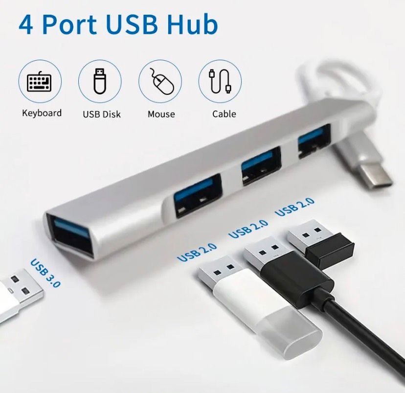 4-Port Multi Splitter Typ C HUB 3.0 USB in Duisburg