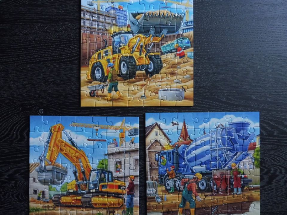 RAVENSBURGER 2 S PUZZLE Baufahrzeuge 09 226 0,L B 21 c m, 49 T,5 in Bochum