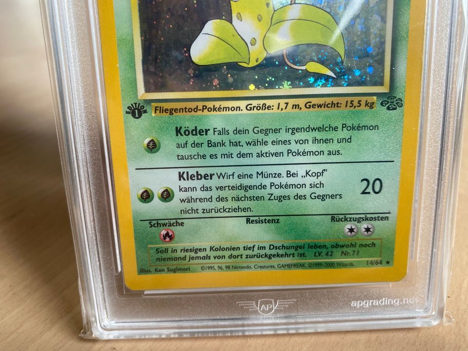 Pokemon Karte Sarzenia 1. Edition Holo Dschungel 14/64 AP in Gronau (Westfalen)