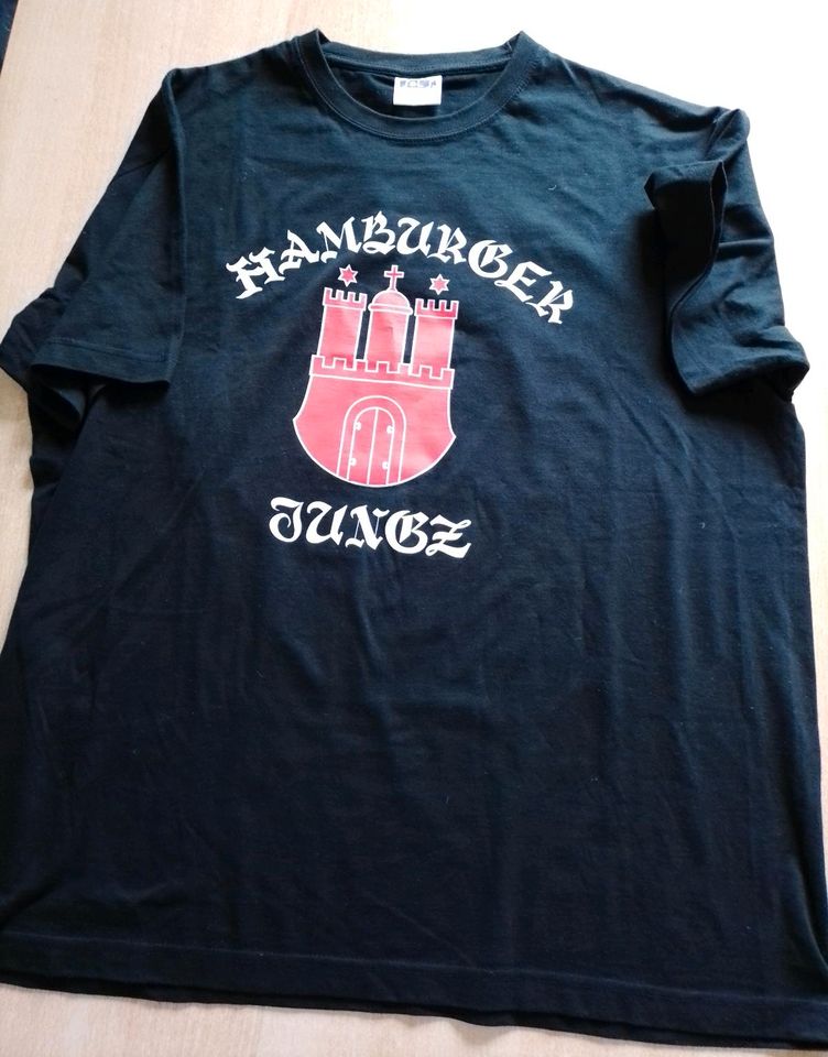 Sprüche T-Shirt "Hamburger Jungz" Größe XL in Eckernförde