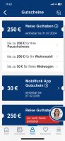 Check24 Gutscheine Handy Reiseguthaben 250€ Bayern - Reichertshofen Vorschau