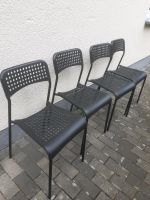 4 IKEA ADDE STUHL SCHWARZ STAPELSTUHL STÜHLE METALL KUNSTSTOFF LE Nordrhein-Westfalen - Iserlohn Vorschau
