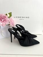 Zara Slingback Pumps Sandaletten schwarz satin 41 Bayern - Böbrach Vorschau