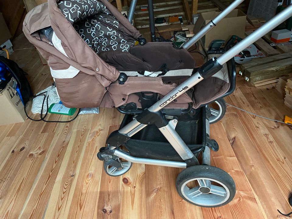 Kinderwagen ABC-Design braun beige in Ludwigsfelde