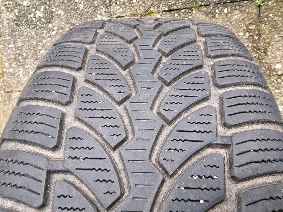 4x Ronal Alufelgen 6,5Jx16H2, ET49, M+S Bridgestone Winterreifen in Bad König