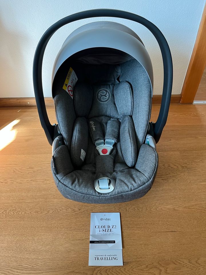 Babyschale Cybex Cloud Z2 i-Size wie NEU soho grey mit Rechnung in Bayern -  Riedlhütte