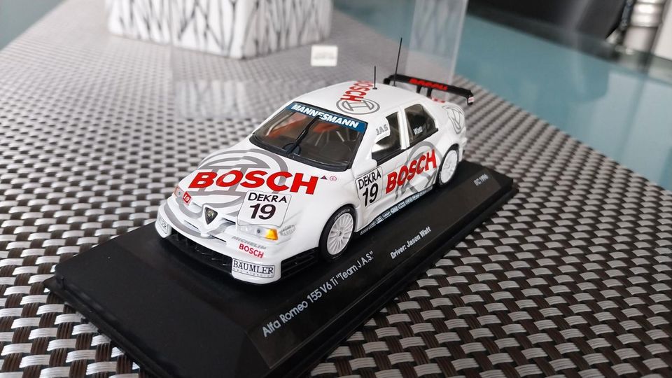 DTM ITC 1996 Bosch Alfa Romeo 155 V6 Ti Watt 1:43 Minichamps in Walluf