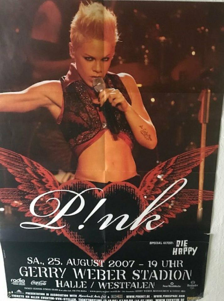 P!nk Konzert Plakate in Nieste