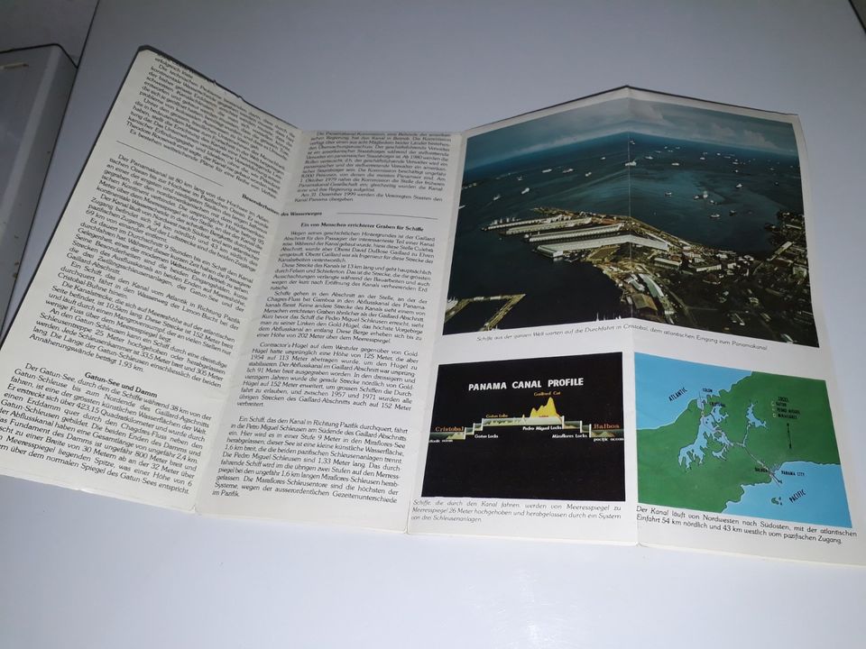 Der Panamakanal Schifffahrt Panama Broschüre von 1980 in Hamburg