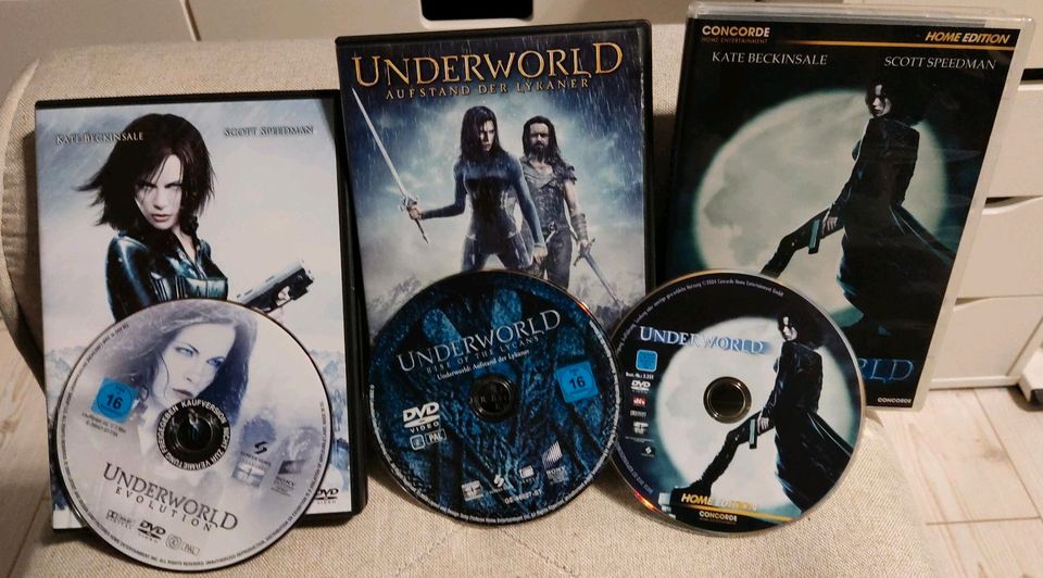 3er DVD BOX * UNDERWOLRD TRILOGIE * FSK 16 * no Blu Ray Disk in Falkensee