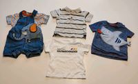 3 T-Shirts, 1 Latzhose mit T-Shirt, Gr. 62 Junge (Kleidungspaket) Niedersachsen - Auetal Vorschau