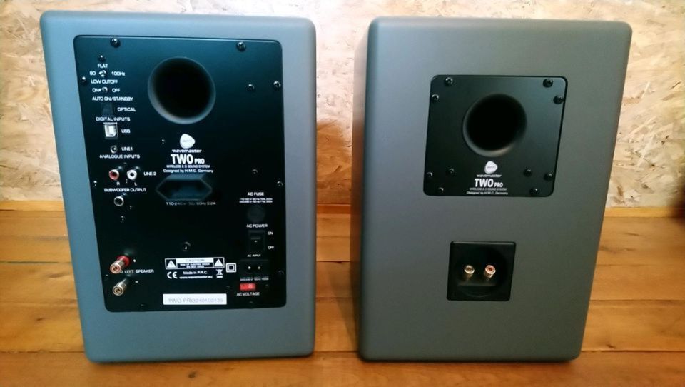 Wavemaster Two Pro Lautsprecher Boxen Musik Bluetooth Stone Grey in Stuhr