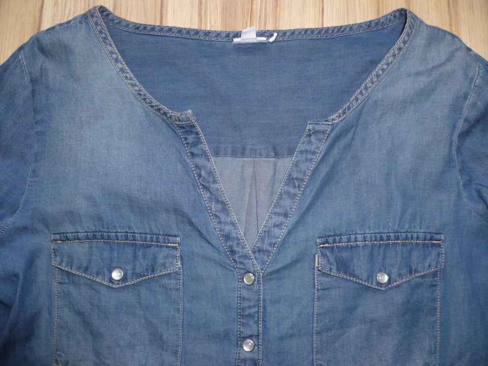 Bluse, Jeansbluse Tunika J.de Yong 38-40 M/L denim in Nordhorn