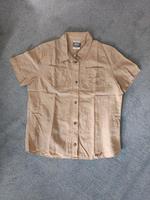 Jack Wolfskin kurzärmelig Bluse Leinen BW greige Gr. 40-42 Sachsen - Görlitz Vorschau