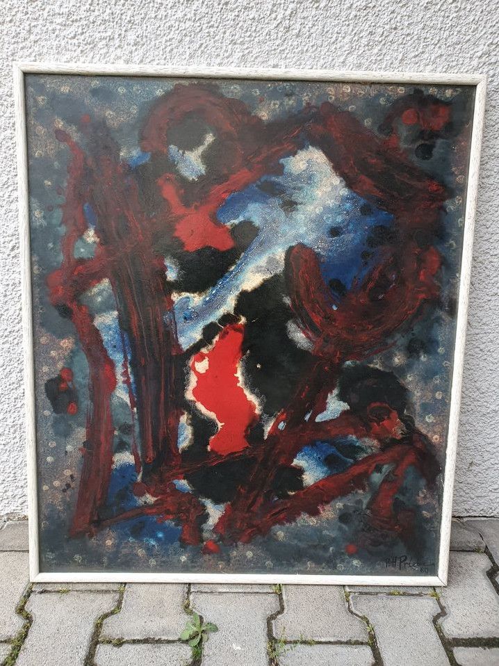 Paul Hans Priebe Ölgemälde "Nordische Impression" Ölbild 1960 in Winnenden