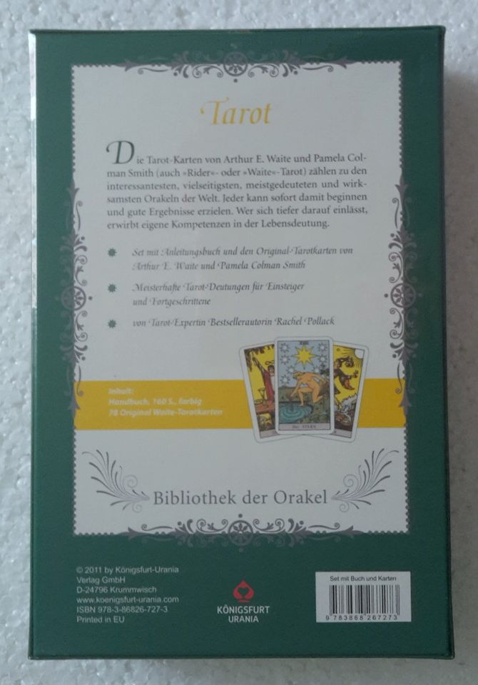 Set: Tarotkarten & Buch. Orakel Beratung Lebenshilfe. Neu OV in Lübeck