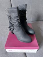 Linea Supremo Stiefeletten in schwarz, Gr. 39 Hessen - Linsengericht Vorschau