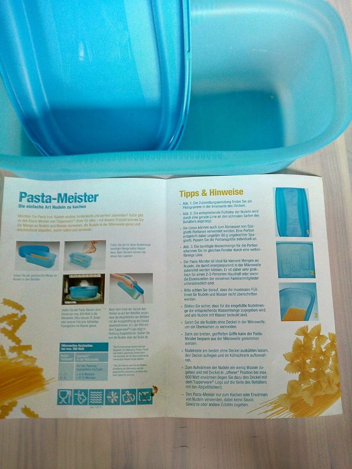 Tupperware Pasta-Meister - Nudeln in der Mikrowelle kochen in Vechelde