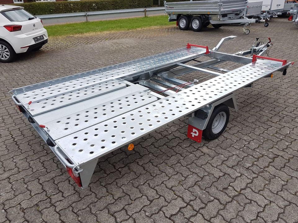 Pongratz L-AT 350 G-K 1,5t Autotransportanhänger kippbar in Lüdersfeld