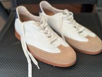 Lloyd Babylon Sneaker Leder weiß mit Besatz Korksohle Gr 11 1/2 Nordrhein-Westfalen - Remscheid Vorschau
