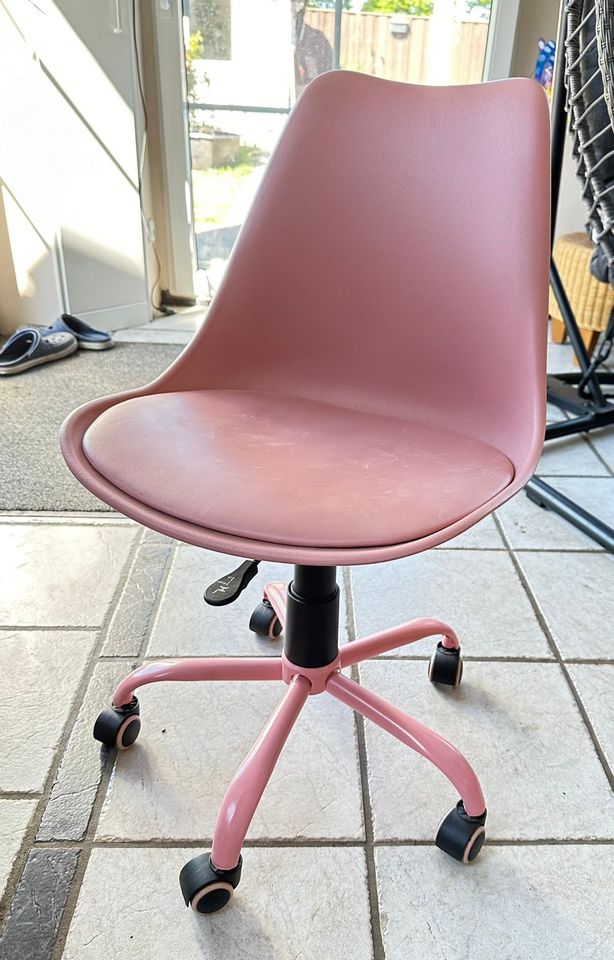 Schreibtischstuhl /Bürostuhl rosa in Neumünster