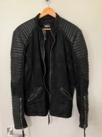 Tigha Denim Bikerlederjacke Gr L München - Au-Haidhausen Vorschau