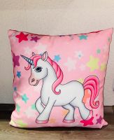 Kissen neu Einhorn Unicorn Rückseite pink top Qualität Hessen - Neu-Anspach Vorschau