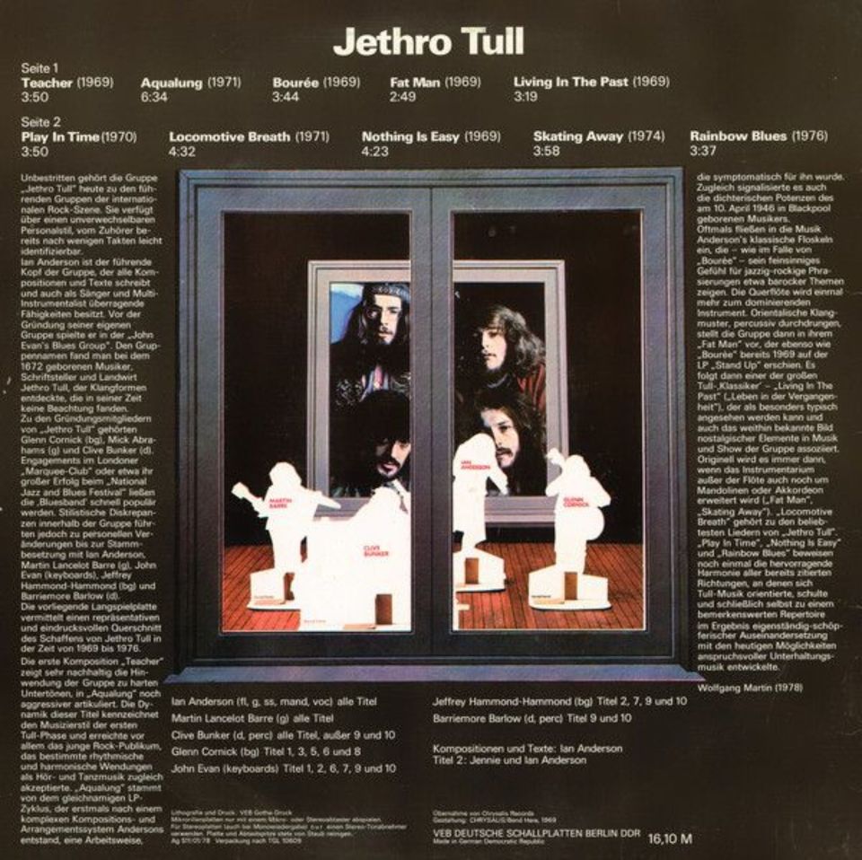 Jethro Tull – The Best Amiga LP / Vinyl / Schallplatte in Samtens