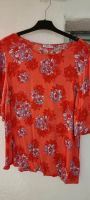 Bluse Tunika Gr 44 Rot Blumen floral Janina Kik Hessen - Fernwald Vorschau