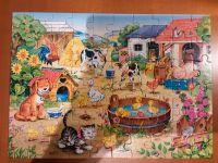 Puzzle Bauernhof, 60 Teile, ca. 24x30cm, Tiere, Kuh, Hund, Katze Niedersachsen - Lauenau Vorschau