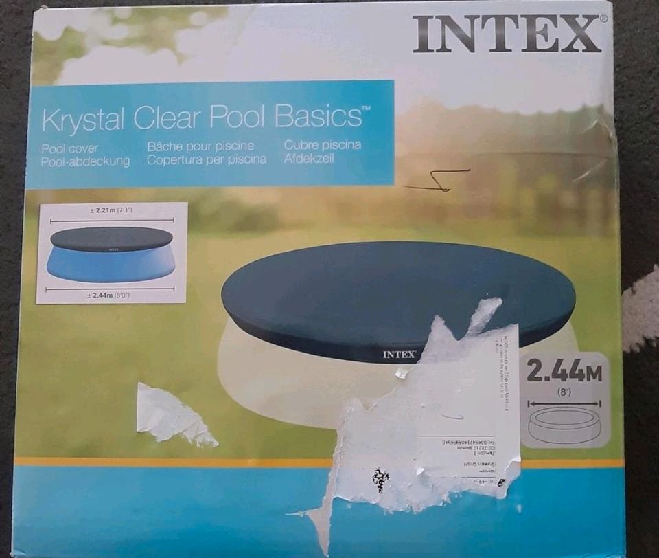 *NEU* Intex Poolabdeckung 2.44 Durchmesser in Langenzenn