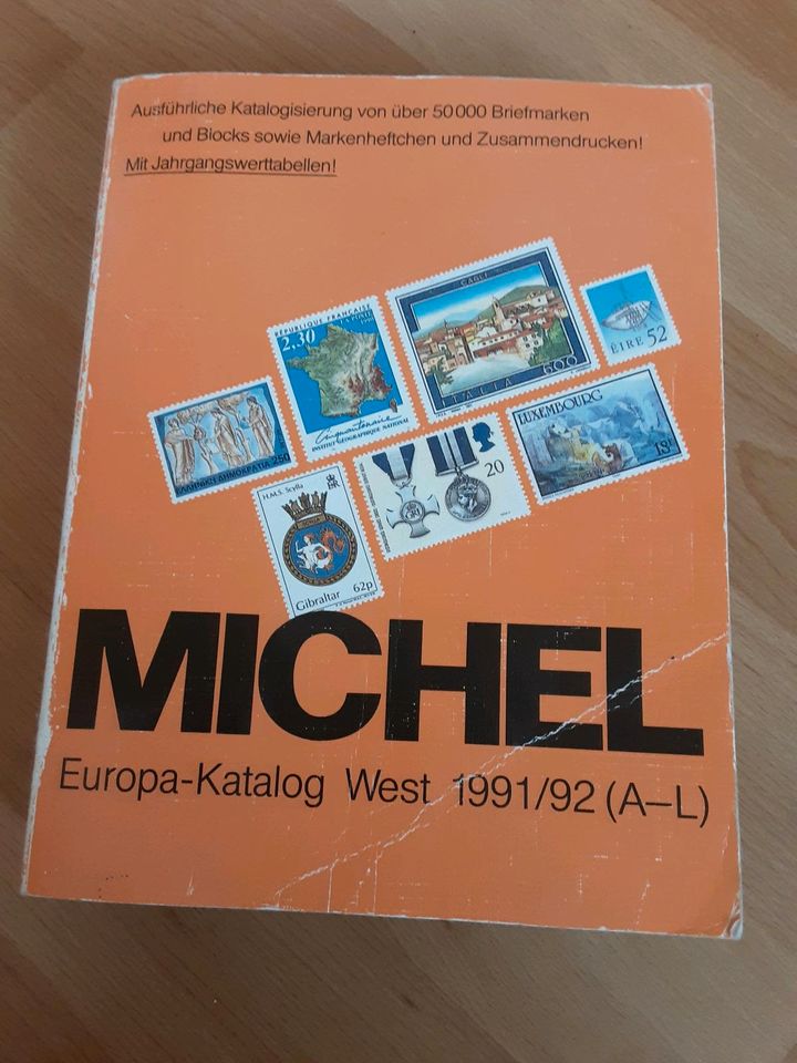 Briefmarkenkatalog Michel 1991/92 in Dresden