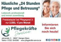 Pflege, zu Hause Baden-Württemberg - Giengen an der Brenz Vorschau