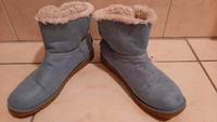 Stiefeletten Gr. 41 s.oliver Velour gefüttert hellblau Niedersachsen - Loxstedt Vorschau