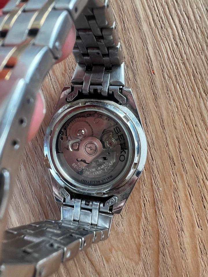 Seiko Herrenuhr, Automatik, 7S26-03H0, Edelstahl, vergoldet, Uhr in Ingolstadt