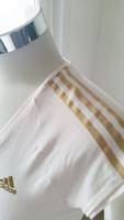 Adidas Shirt T-Shirt weiß gold Hessen - Hanau Vorschau