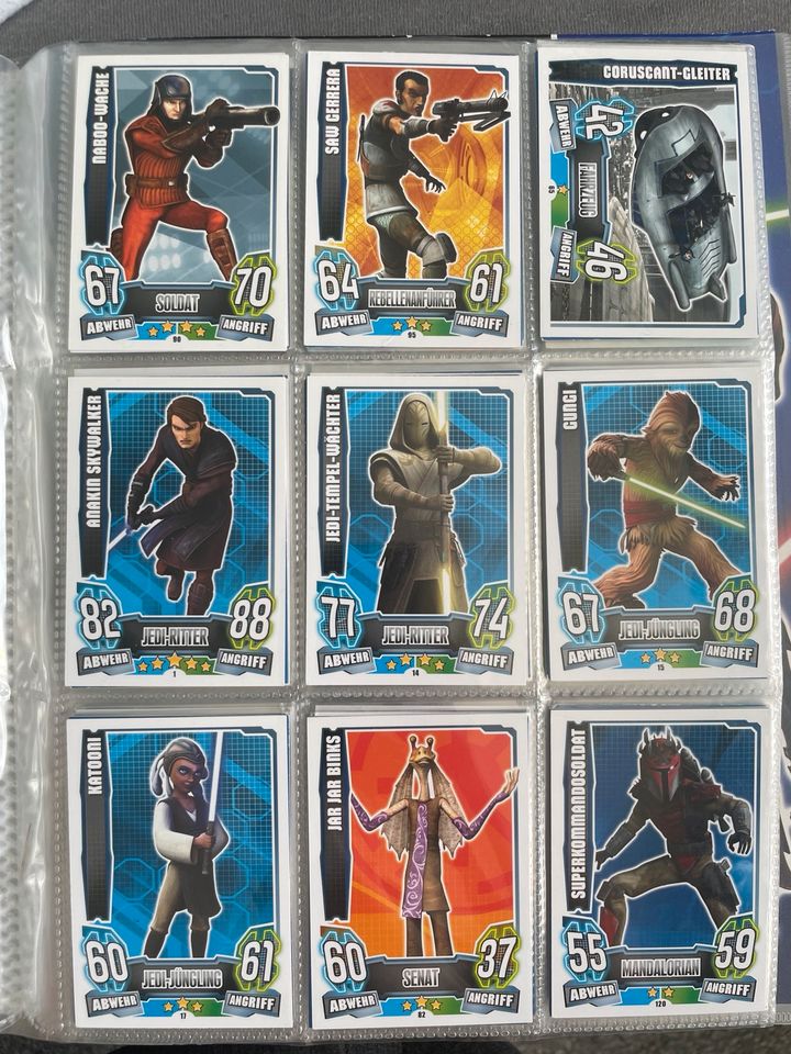 Star Wars Sammelkarten Hologram Force Attax Serie 1-4 in Hannover