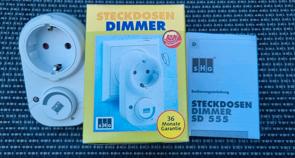 Steckdosendimmer SHG SD 555, NEU in Schacht-Audorf