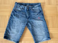 Jeans kurz Jeansshorts kurze Hose blau Größe 158 mit Print Nordrhein-Westfalen - Neuenrade Vorschau