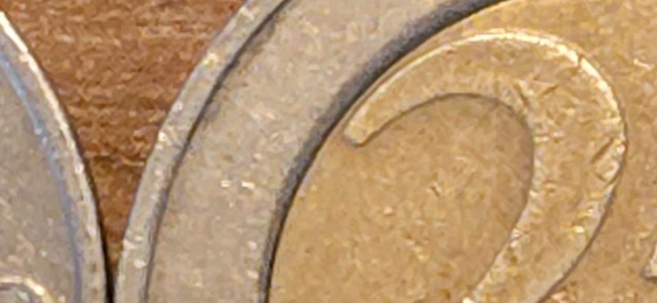 2 Euro Münze,  Fehlprägung in Hamm